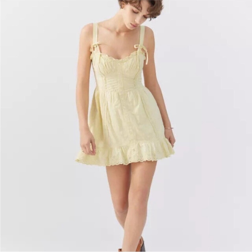 Urban Outfitters Polka Dot and Eyelet Sundress